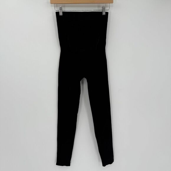 BLANQI Everyday Maternity Belly Support Leggings Black High Waisted Blue Small - Picture 1 of 7